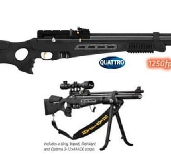 HATSAN BT 65 SB ELITE - 360m /sec - 1180 fps POWER - Με μύλο 10 βολίδων - Βαλίτσα μεταφοράς - Αορτήρα - Δίποδο