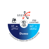 Βλήματα Αεροβόλων Spoton Dome 4,5 mm - κουτί 400 τεμ / βάρος 0,67 grams - 10,34 grains