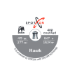 Βλήματα Αεροβόλων Hawk 4,5 mm - κουτί 400 τεμ / βάρος 0,67 grams - 10,34 grains